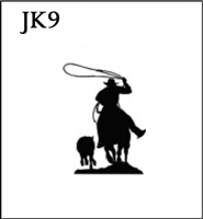 Katzkin Embroidery - Rodeo Cowboy, EMB-JK9