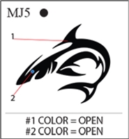 Katzkin Embroidery - Shark, EMB-MJ5