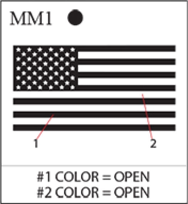 Katzkin Embroidery - US Flag, EMB-MM1