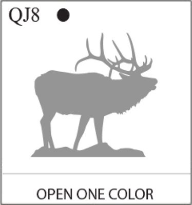 Katzkin Embroidery - Bull Elk, EMB-QJ8