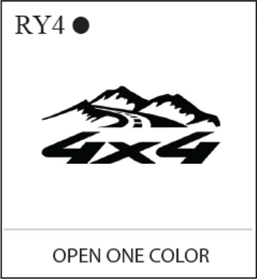 Katzkin Embroidery - 4x4 Mountain Road, EMB-RY4