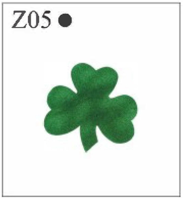 Katzkin Embroidery - Green Shamrock, EMB-Z05