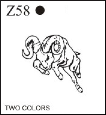 Katzkin Embroidery - Charging Ram, EMB-Z58