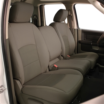 Dodge Ram Crew Cab 1500 Katzkin Leather Seats, 2009 (3 passenger split or 2 passenger base buckets, split rear)