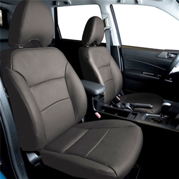 Subaru Forester Katzkin Leather Seats (manual driver seat, with rear cushion console), 2009, 2010