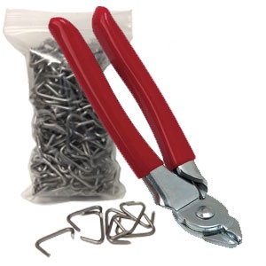 Auto Upholstery Hog Rings and Pliers Set