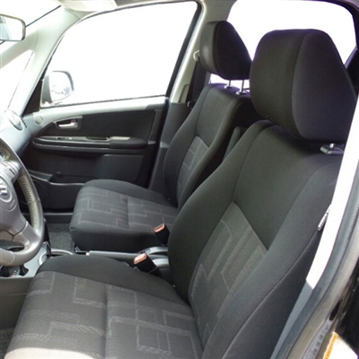 Suzuki SX4 Hatchback Katzkin Leather Seats, 2010