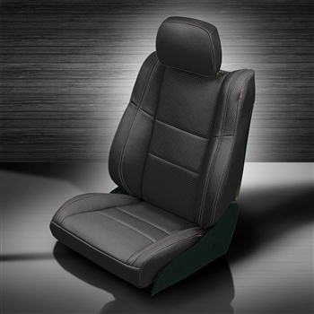 Jeep Grand Cherokee Laredo Katzkin Leather Seats (wk body, flat design), 2011, 2012, 2013, 2014, 2015, 2016, 2017, 2018, 2019, 2020, 2021, 2022