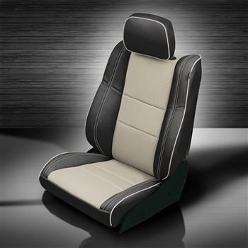 Jeep Grand Cherokee Limited / Overland / Summit Katzkin Leather Seats (WK body), 2011, 2012, 2013, 2014, 2015, 2016, 2017, 2018, 2019, 2020, 2021, 2022