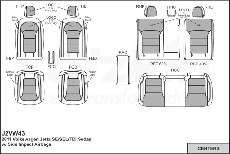 QLASIC Autositzbezüge für Volkswagen VW UP 2011 2012 2013 2014