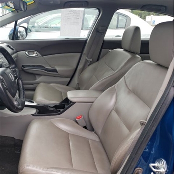 Honda Civic Sedan EX Katzkin Leather Seats (flat design), 2012, 2013