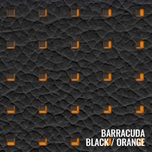 Katzkin Barracuda Black / Orange