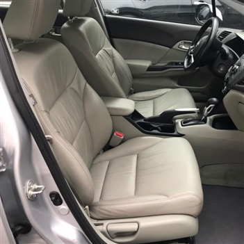Honda Civic Sedan EX Katzkin Leather Seats (gathered design), 2014, 2015