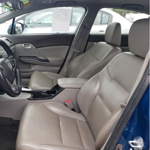 Honda Civic Sedan EX Katzkin Leather Seats (flat design), 2014, 2015 |  AutoSeatSkins.com