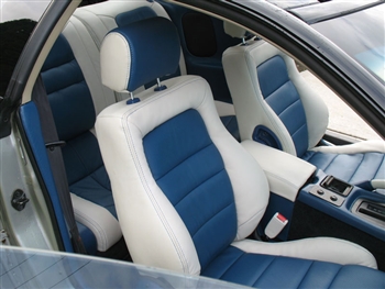 Dodge Stealth Katzkin Leather Seats (manual driver seat), 1992, 1993, 1994, 1995, 1996, 1997, 1998, 1999