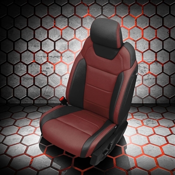 Ford F150 Crew Cab Raptor Katzkin Leather Seats with inflatable rear seat belts, 2018