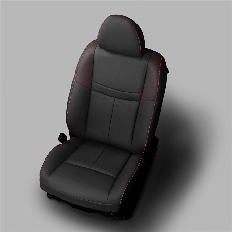Nissan Rogue SV Hybrid Katzkin Leather Seats, 2017, 2018, 2019, 2020 |  AutoSeatSkins.com