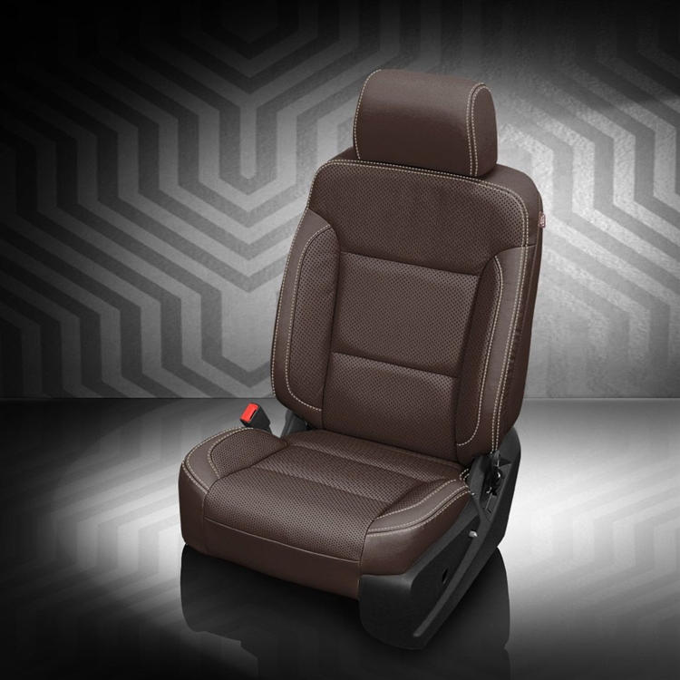Chevrolet Tahoe Custom Edition Katzkin Leather Seats, 2018, 2019, 2020  (without third row seating) | AutoSeatSkins.com
