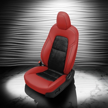 Tesla Model 3 Katzkin Leather Seats (rounded rear insert), 2018, 2019, 2020, 2021, 2022, 2023