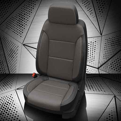 Chevrolet Silverado Crew Cab Katzkin Leather Seats (3 passenger front without under seat storage, with top console storage, without rear armrest and without rear back rest storage), 2022, 2023