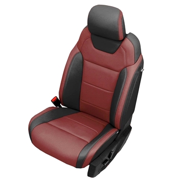 Ford F150 Crew Cab Raptor Katzkin Leather Seats with inflatable rear seat belts, 2020