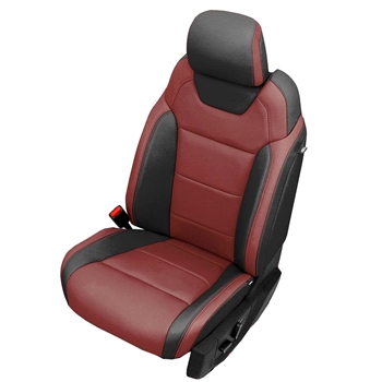 Ford F150 Crew Cab Raptor Katzkin Leather Seats with inflatable rear seat belts, 2019