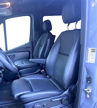 Mercedes Sprinter Van Katzkin Leather  Seats (with leg extensions), 2019, 2020, 2021, 2022, 2023, 2024