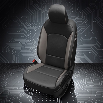 Kia Soul Katzkin Leather Seats (with rear center armrest, with integrated rear headrests), 2020, 2021, 2022, 2023