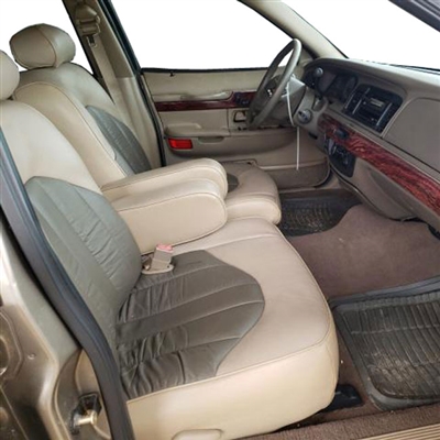 Mercury Grand Marquis GS Katzkin Leather Seats (without rear center armrest), 1997, 1998, 1999, 2000, 2001