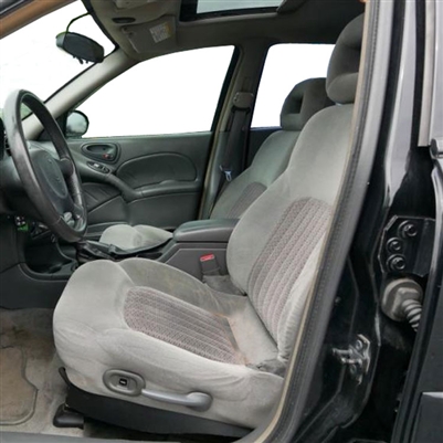 Pontiac Grand Am 4 Door Katzkin Leather Seats (donut headrests, split rear), 1999, 2000, 2001, 2002, 2003, 2004, 2005