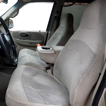 Ford F150 Crew Cab XLT Katzkin Leather Seats (HB 3 passenger front seat, 60/40 back seat), 2001