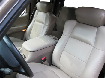 Ford F150 Crew Cab Katzkin Leather Seats, 2001 (LB 2 passenger front with B-pillar seat belts, 60/40 rear)