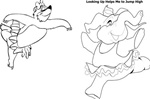 Ballet bear and ballet elephant pictures