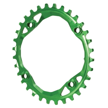 Absolute Black 104 Oval Chainring 64BCD