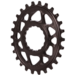 Absolute Black Spiderless Cinch DM Oval Boost Chainring