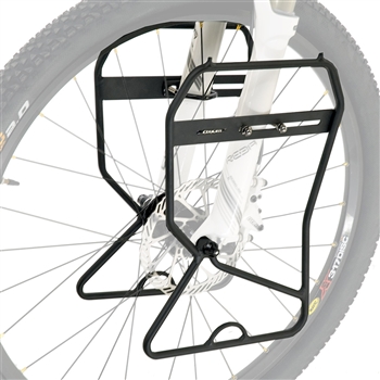 Axiom Journey Suspension and Disc Lowrider Front Rack Black