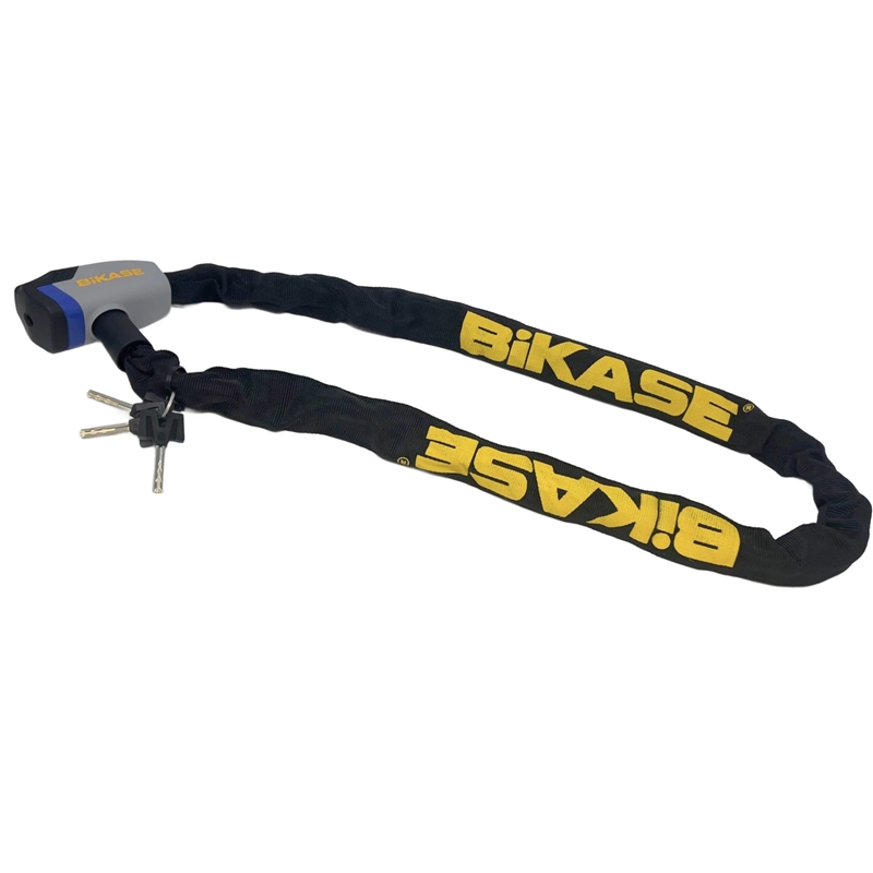 BiKASE ChainKASE X-TREME - Heavy Duty Titanium enforced Chain Key Lock - 4'