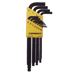 Bondhus SAE L-Wrench .05-5/16" Set of 12