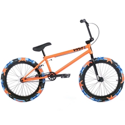 Cult Gateway 20.5" BMX Bike Orange w/Blue Orange Tires