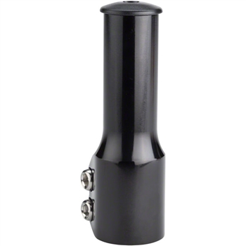 Dimension Steerer Extender 1-1/8 Black Threadless Adds 2 to 3-1/4"