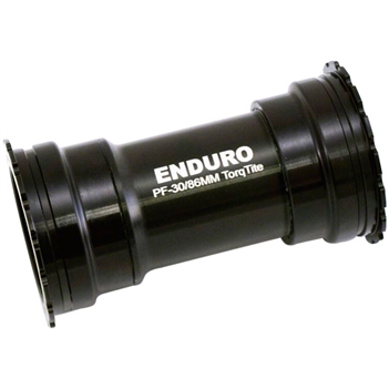 Enduro TorqTite Bottom Bracket Angular Contact Stainless Black