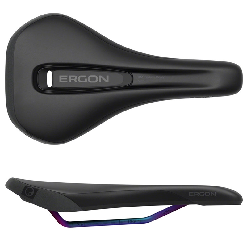 Ergon SM Enduro Comp Men's Saddle Stealth/Oilslick