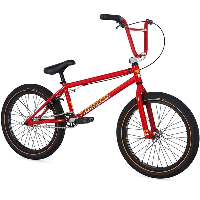 FITBIKECO Series One (SM) 20.25" BMX Bike Hot Rod Red