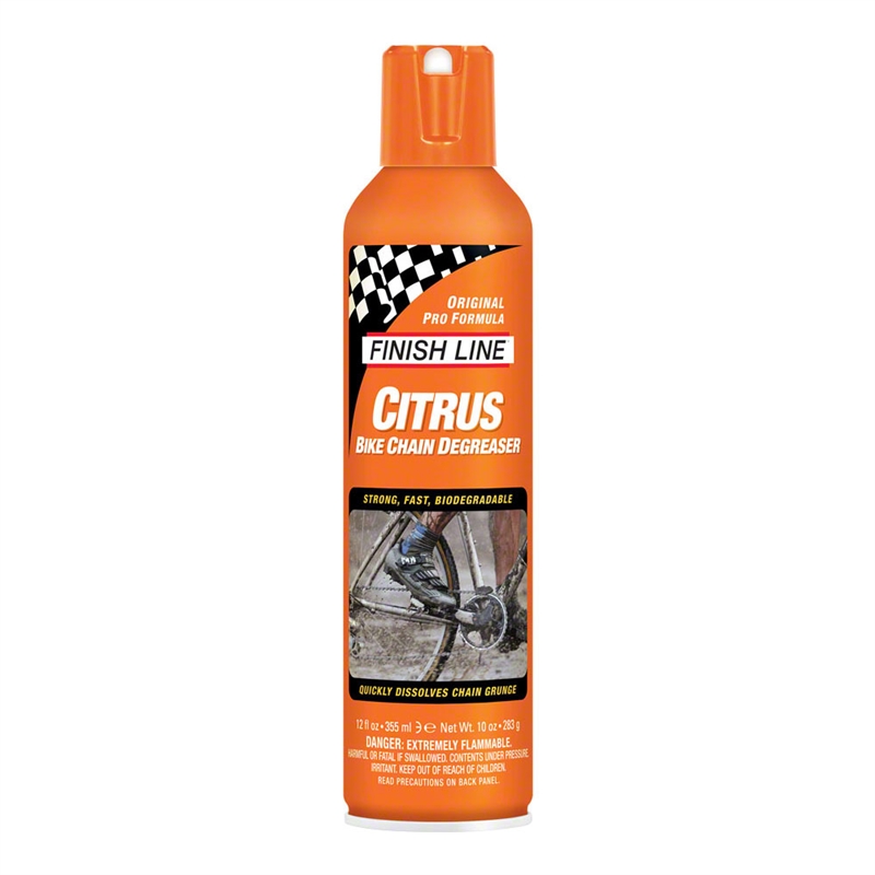 Finish Line Citrus Bike Degreaser 12oz Aerosol