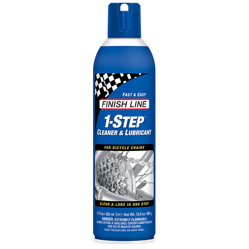 Finish Line 1-Step Cleaner /Bike Chain Lube 17 fl oz Aerosol