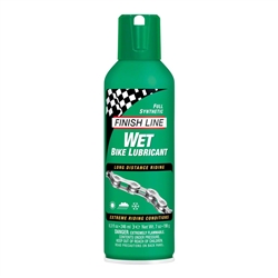 Finish Line WET Bike Chain Lube 8oz Aerosol