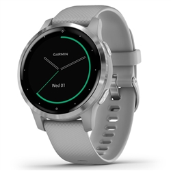 Garmin vivoactive 4s Powder Gray with Silver Hardware