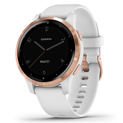 Garmin vivoactive 4s White with Rose Gold Hardware