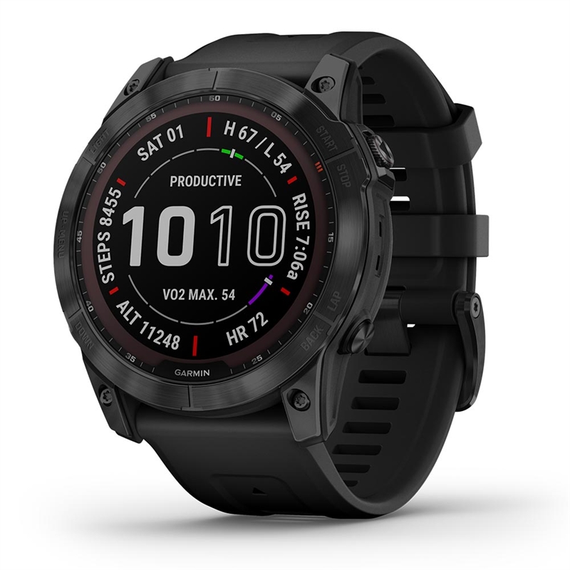 Garmin Fenix 6X Pro Solar Titanium w/Vented Titanium Bracelet