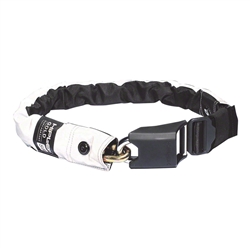 Hiplok Gold Chain Lock White Reflective